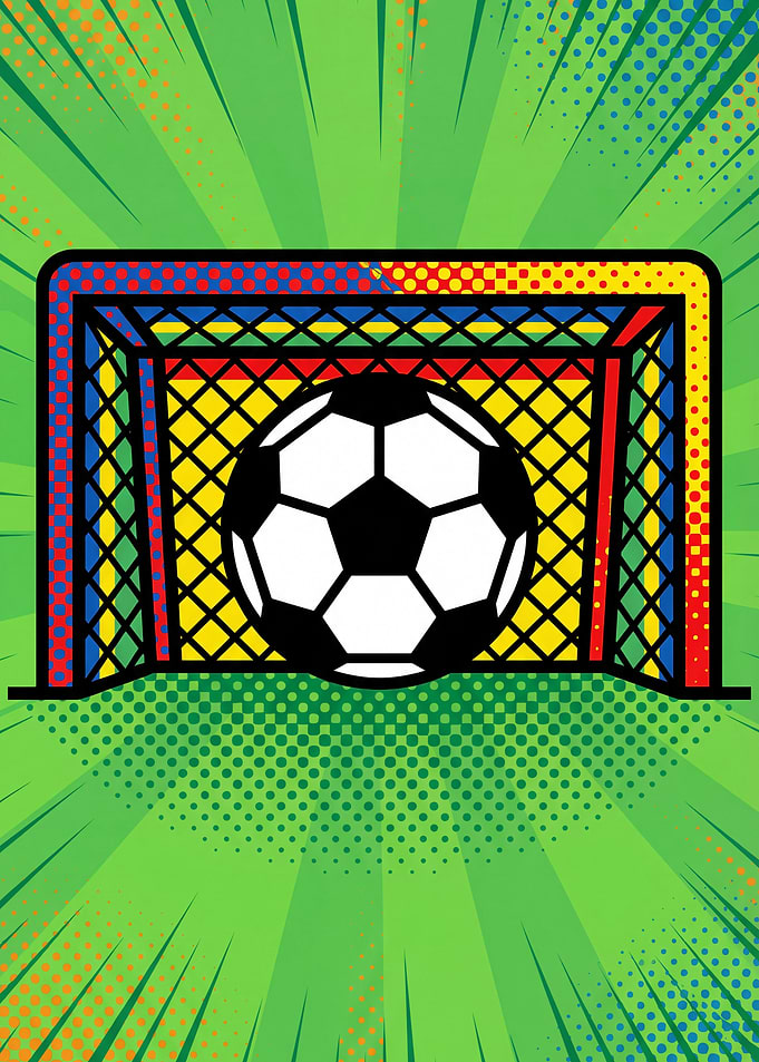 Soccer Ball in Goal