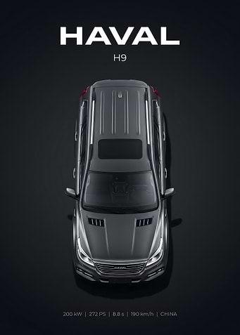 Haval H9 Top View