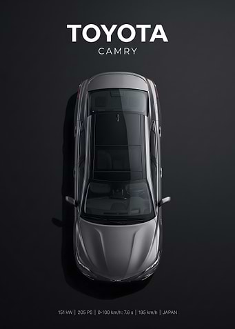 Toyota Camry Top View