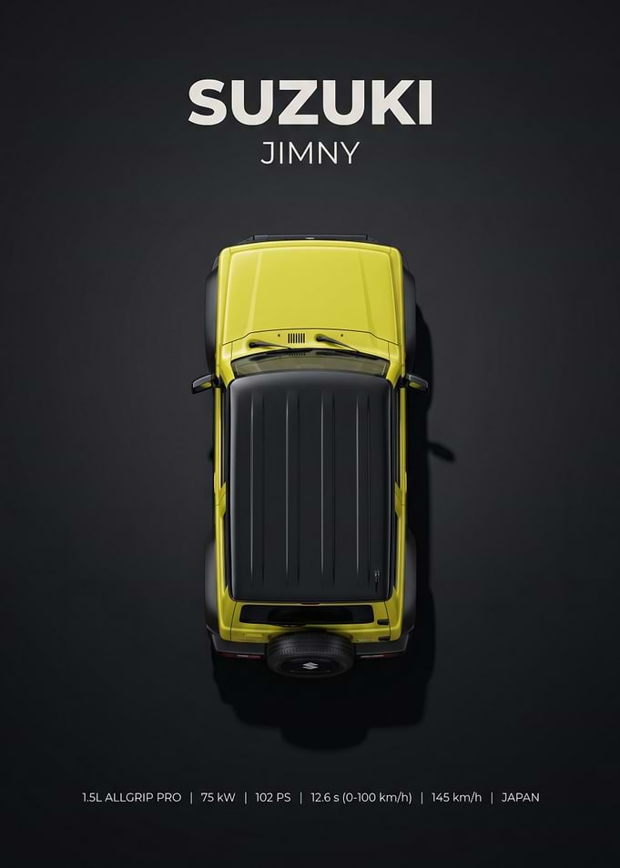 Suzuki Jimny Top View