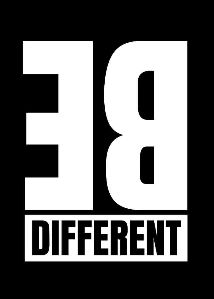 Be Different Text Art