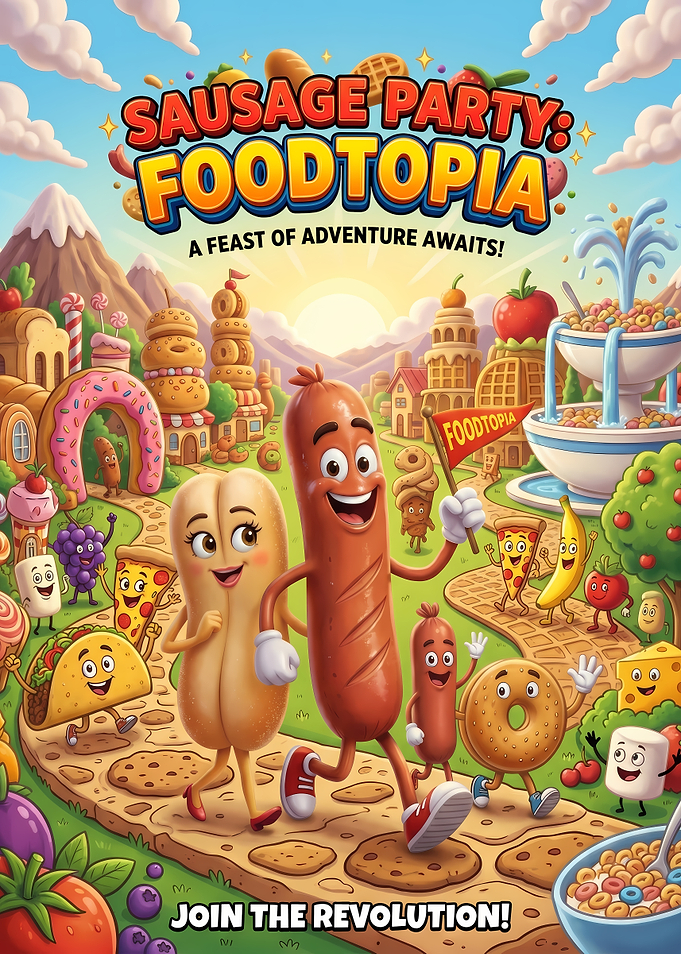 Sausage Party Foodtopia Movie Poster