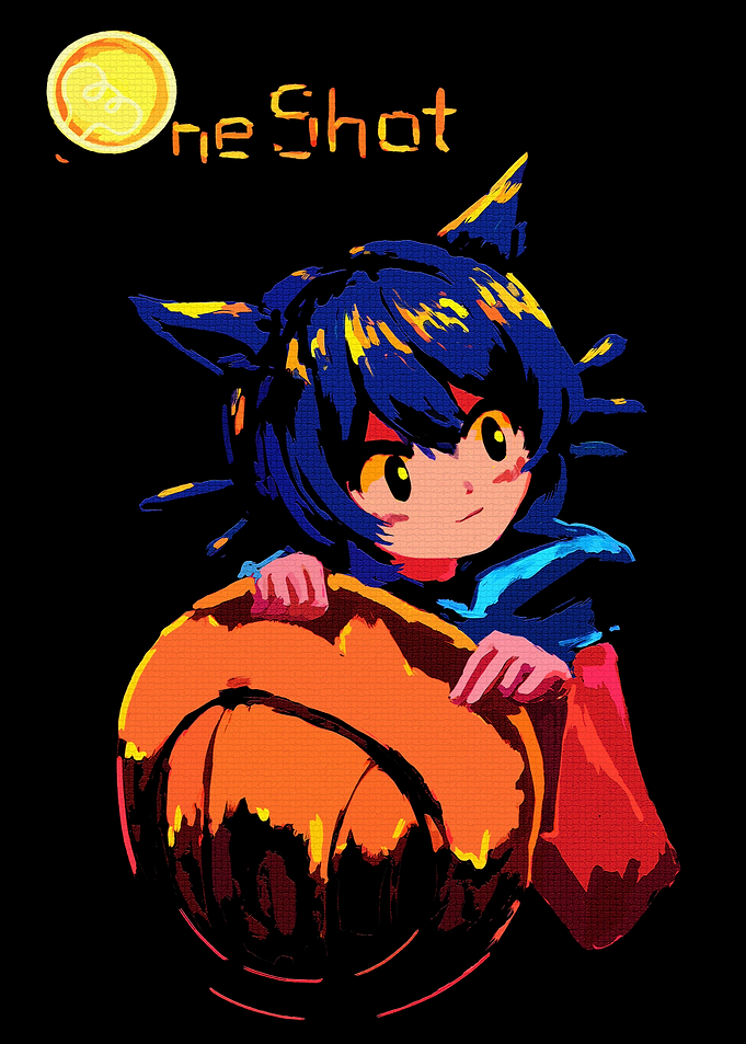 Niko holding a sun-like object
