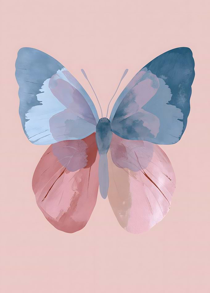 Watercolor Butterfly Art