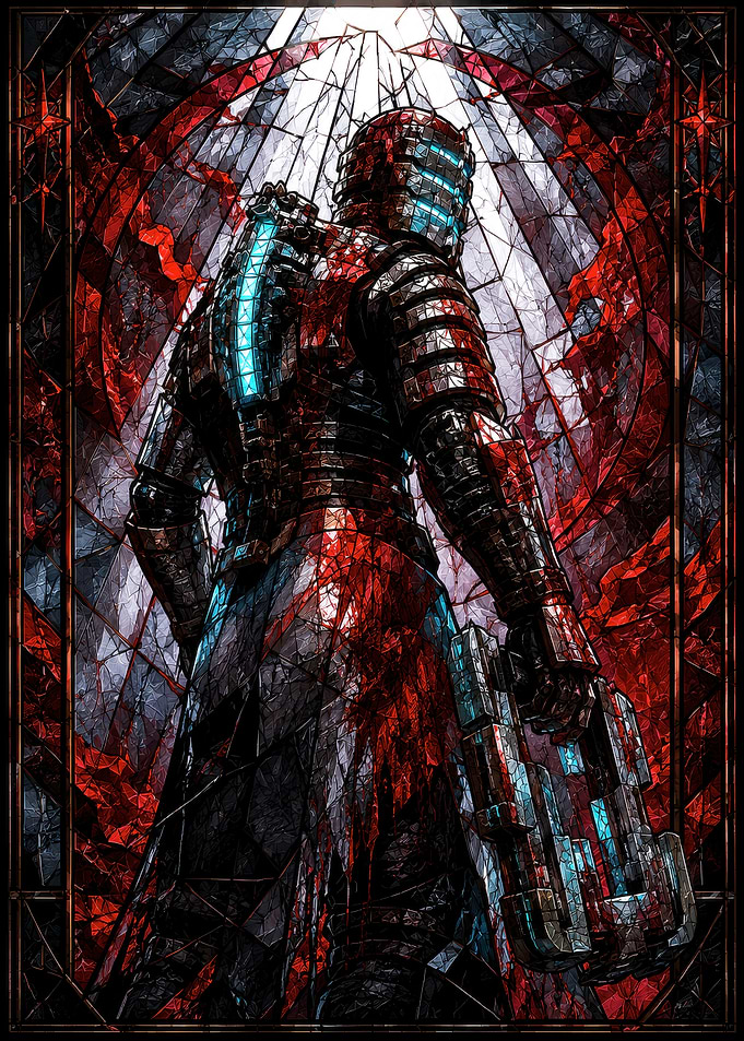 Isaac Clarke in Stained Glass
