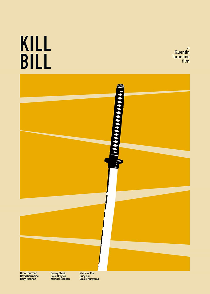 Kill Bill Minimalist Poster