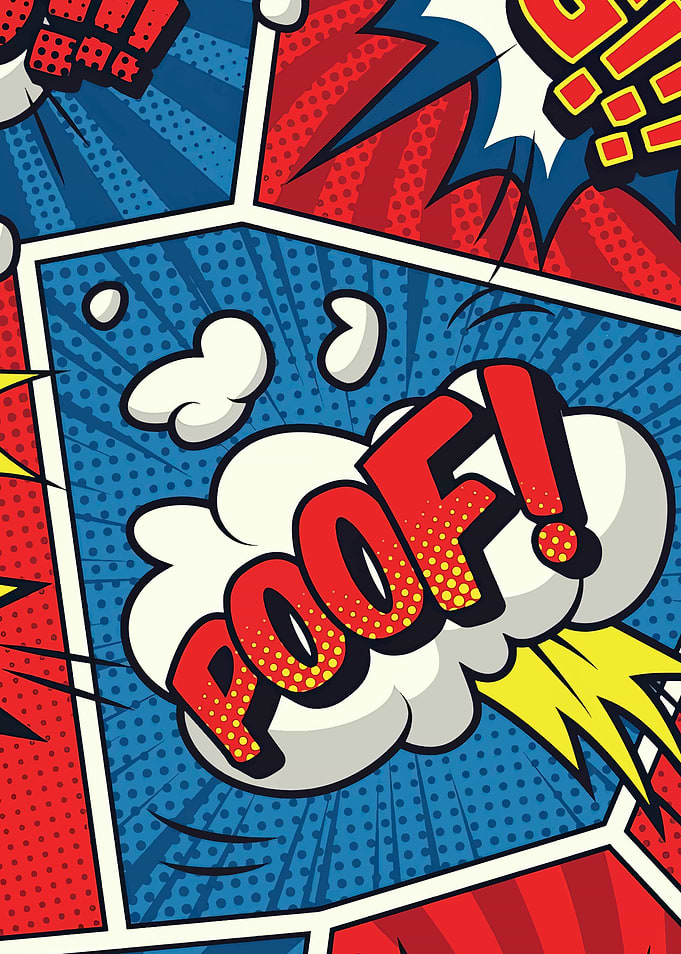 Comic Book 'POOF!' Sound Effect