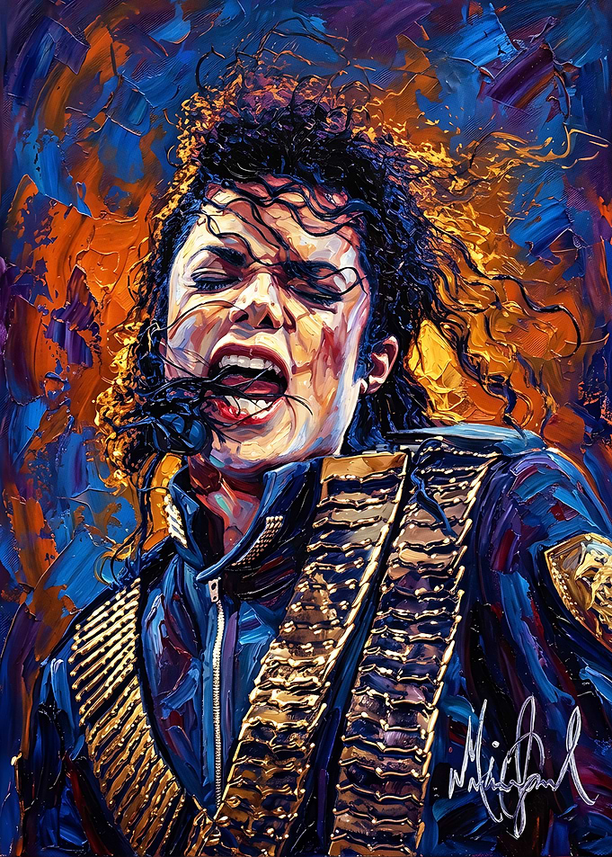 Michael Jackson Painting