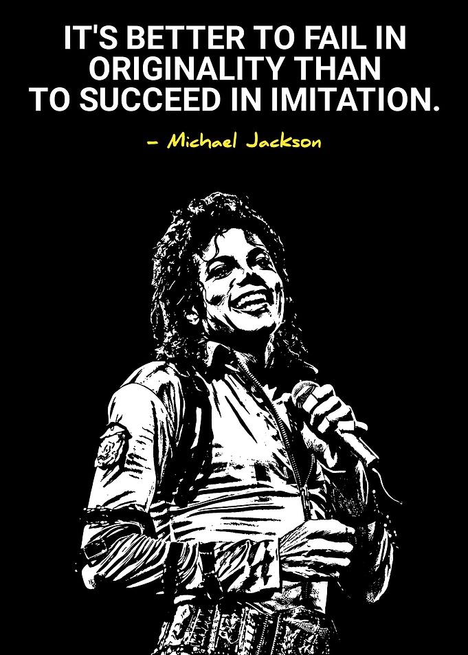 Michael Jackson Quote Poster