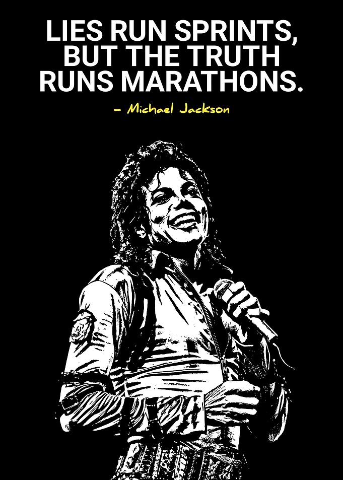 Michael Jackson Quote Poster
