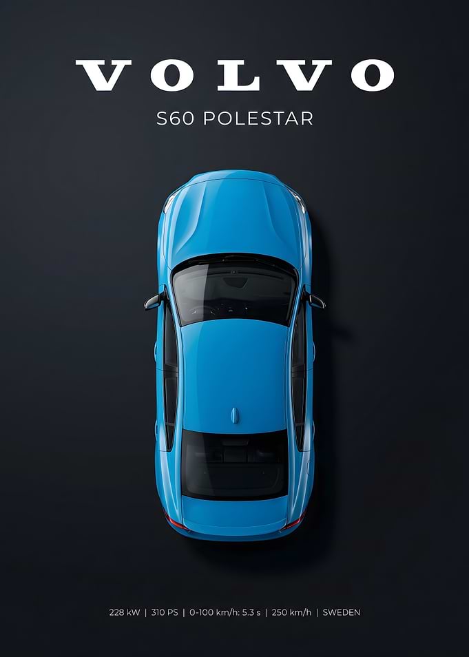 Volvo S60 Polestar Top View