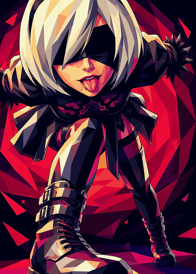 2B Pop Art Style
