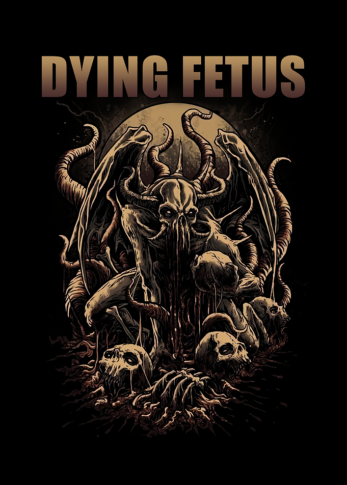 Dying Fetus Cthulhu Skulls Artwork