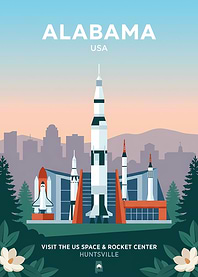 Alabama Space & Rocket Center Poster