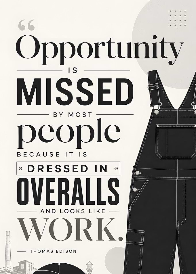 Thomas Edison Quote on Opportunity