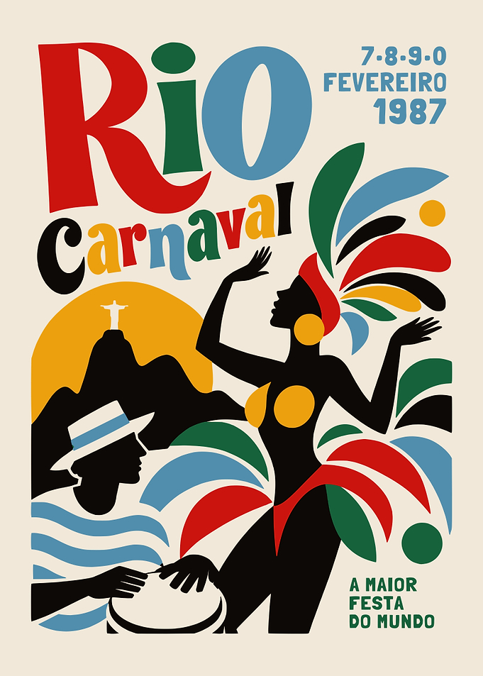 Rio Carnival Poster 1987