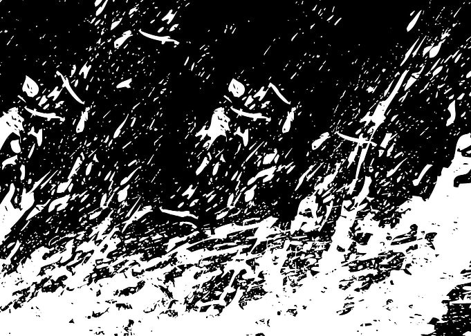 Abstract Black and White Splatter Background