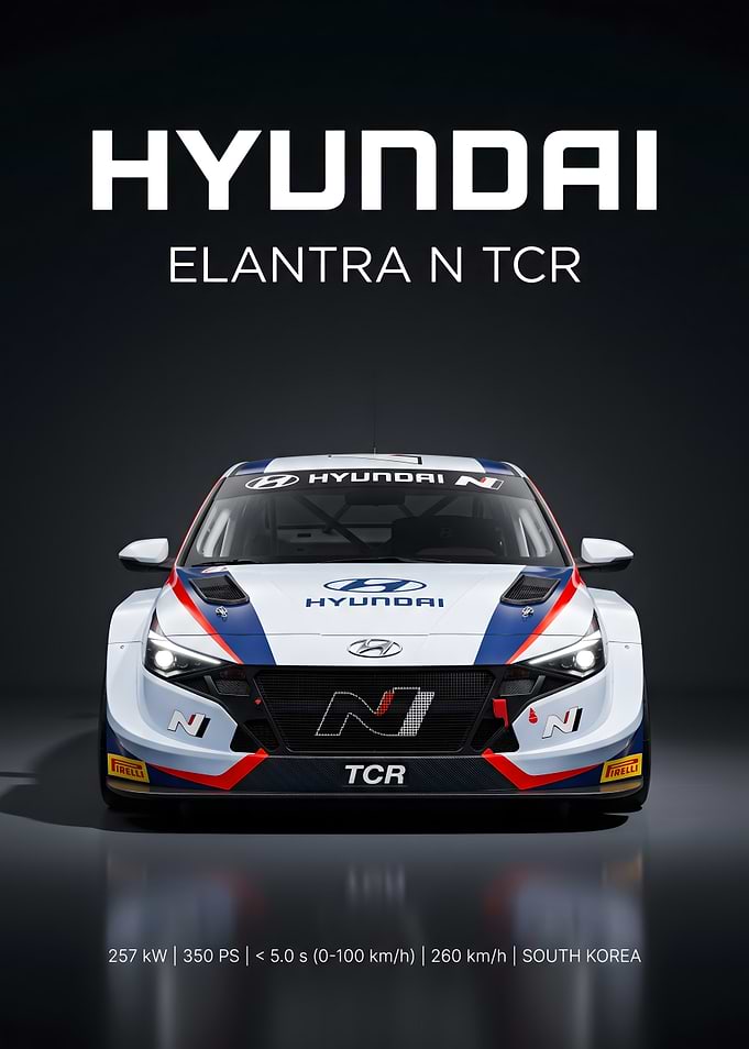 Hyundai Elantra N TCR Race Car