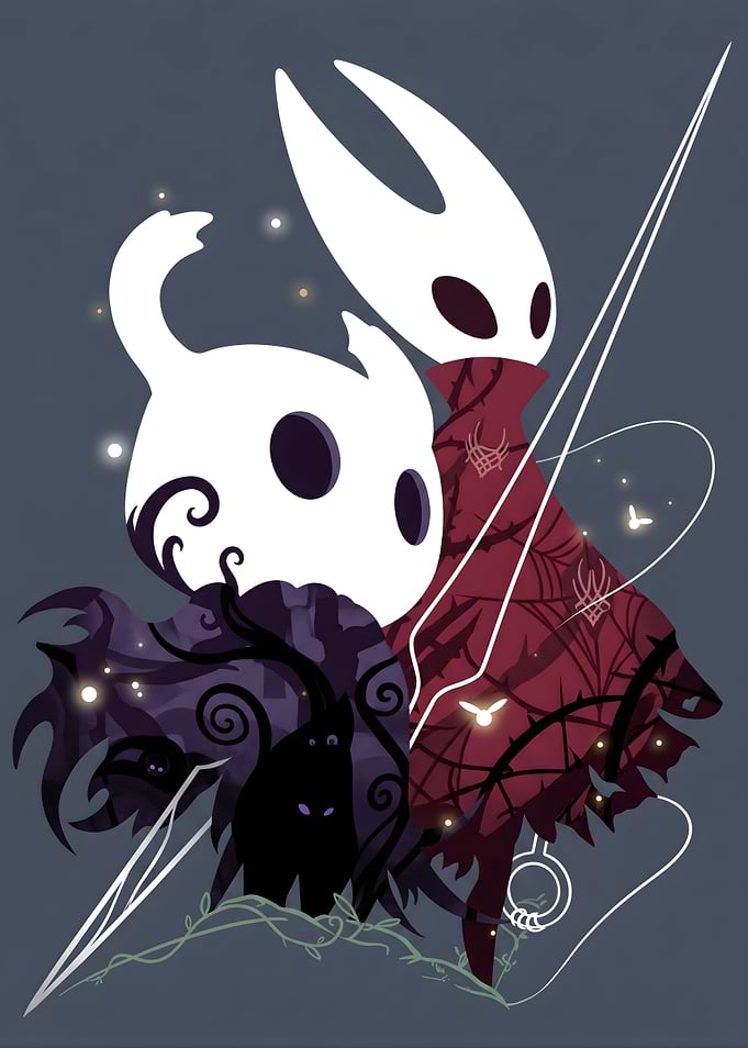 Hollow Knight Characters Art