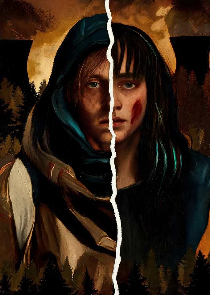 Torn Portrait of a Young Person
