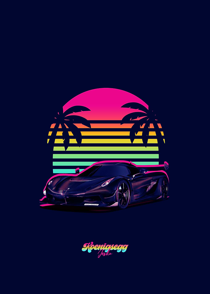 Retro Koenigsegg Jesko