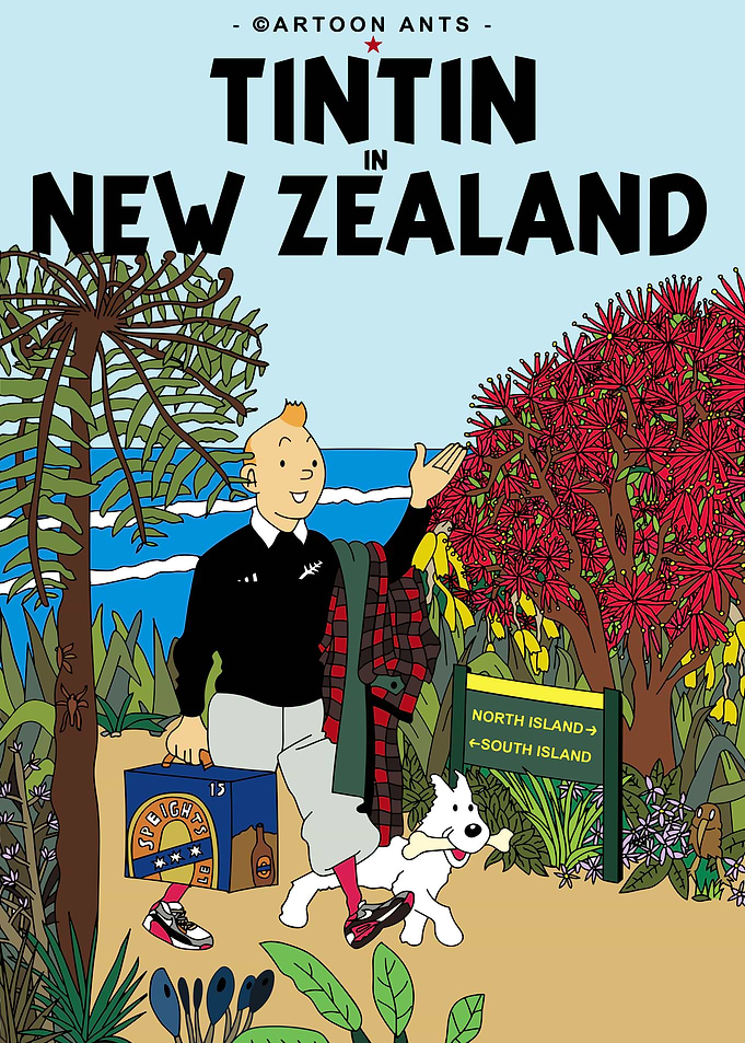 Tintin in New Zealand