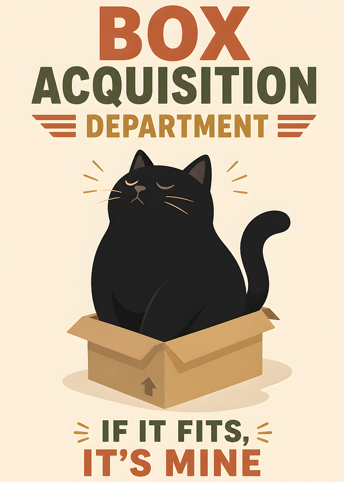 Cat in a Box Department