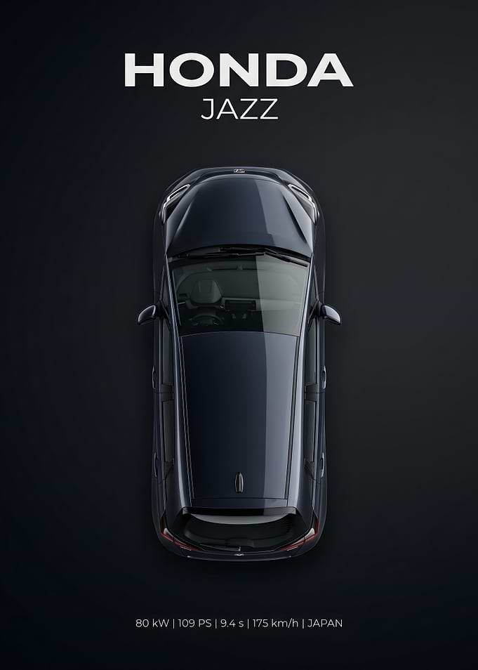 Honda Jazz Top View