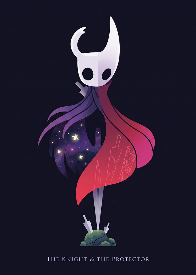 The Knight and Hornet from Hollow Knight