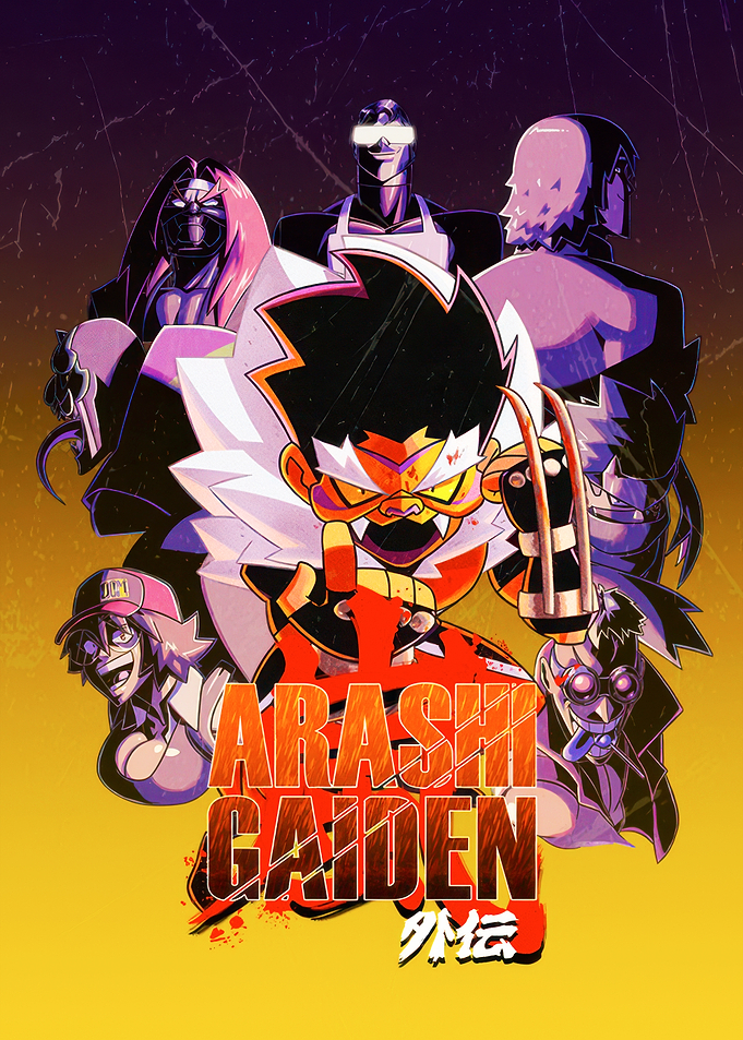 Arash Gaiden Game Poster