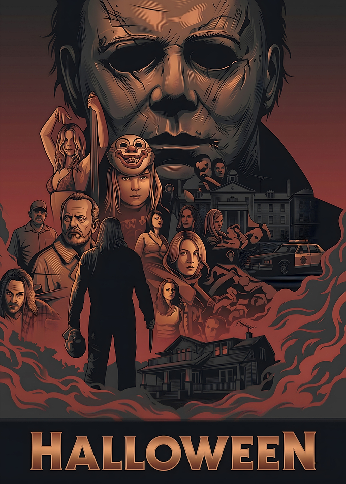 Halloween Movie Poster Art