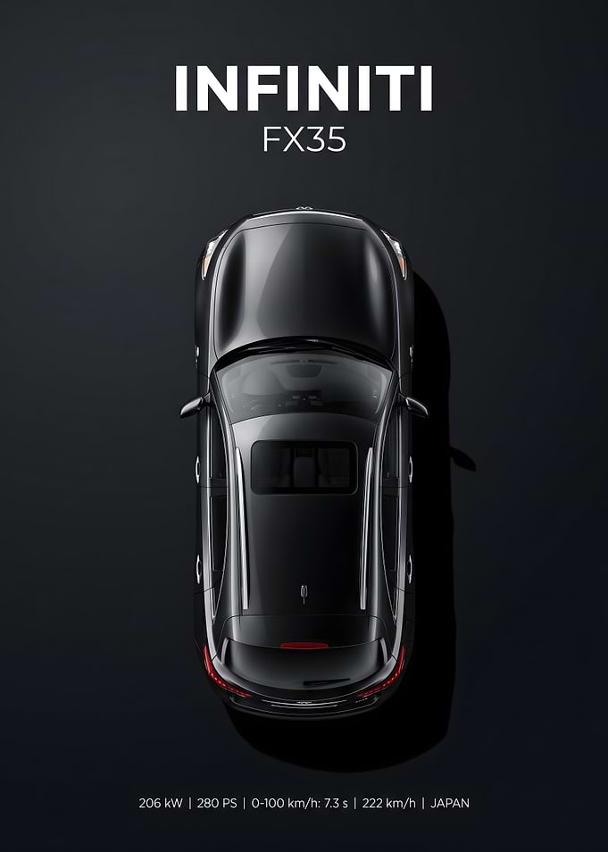 Infiniti FX35 Top View