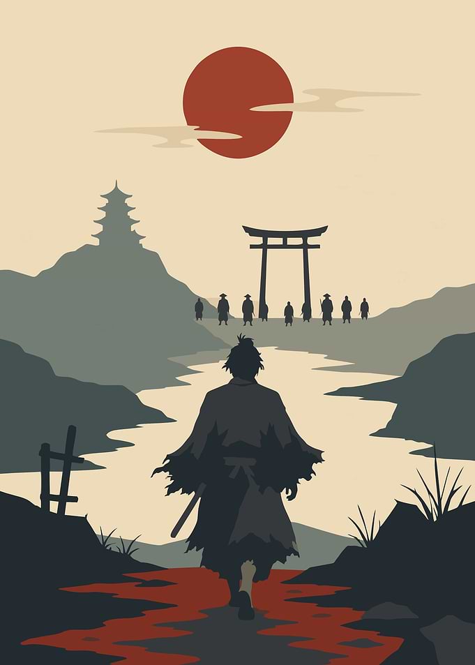 Samurai Walking