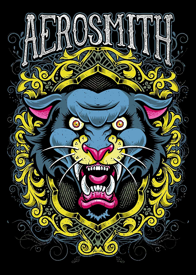 Aerosmith Panther Emblem