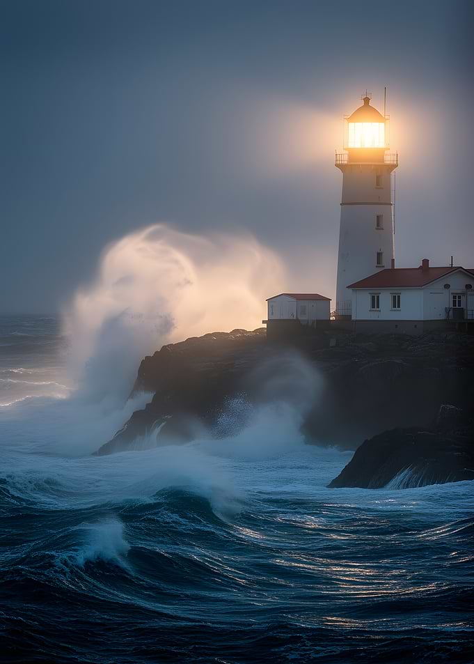 Stormy Seas Lighthouse