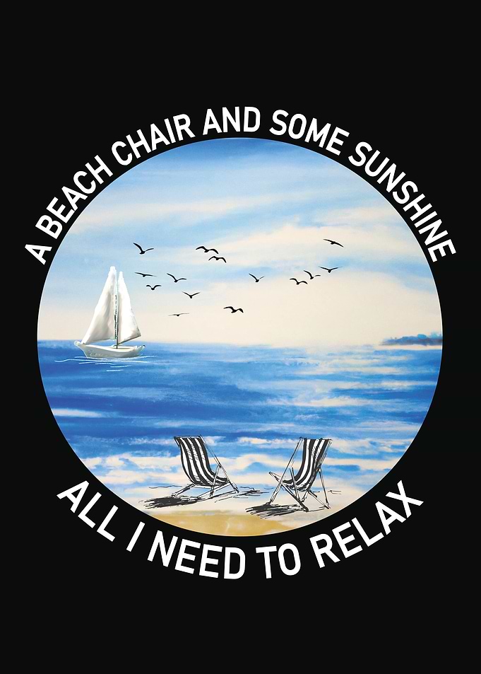 Seat in Paradise – Beach Chair & Sunshine Coastal Wall Art