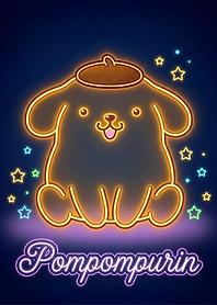 Pompompurin Neon Art