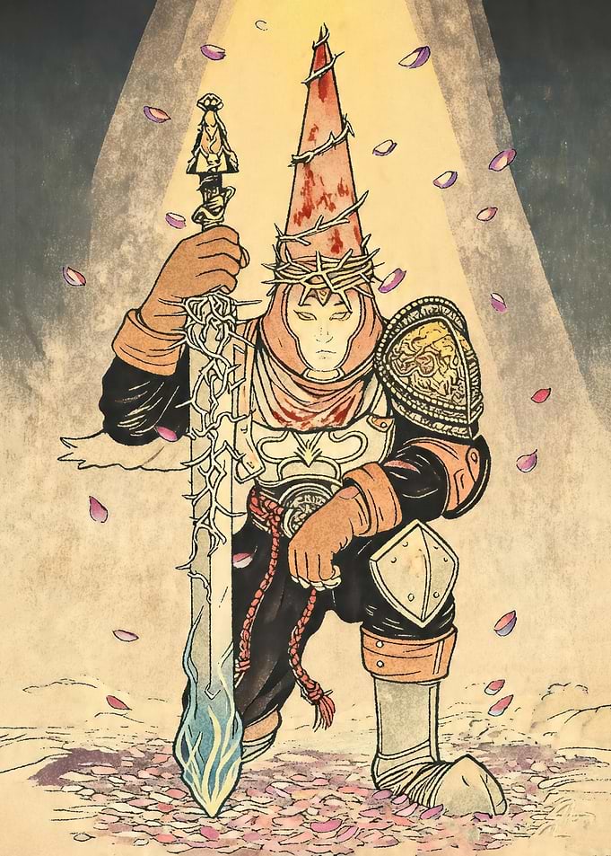 The Penitent One with Sword
