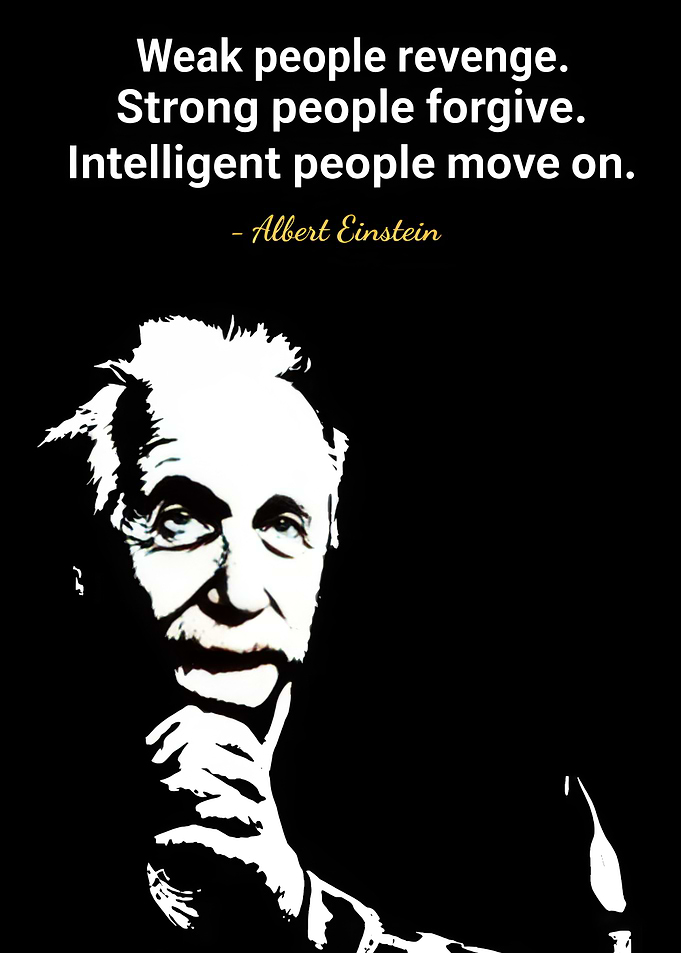 Albert Einstein Quote on Moving On