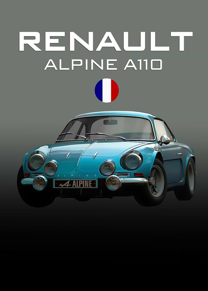 Renault Alpine A110 Poster