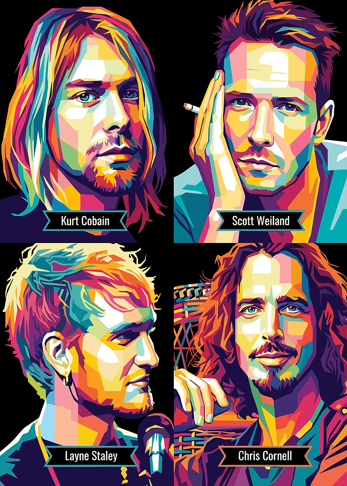 Iconic Musicians Pop Art