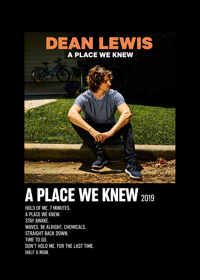 Dean Lewis A Place We Knew Album Art