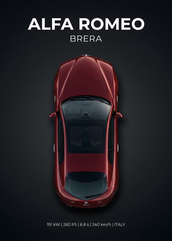 Alfa Romeo Brera Top View