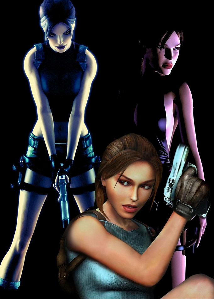 Lara Croft Trio