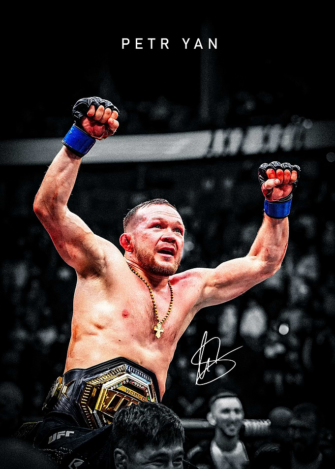 Petr Yan Celebrates Victory