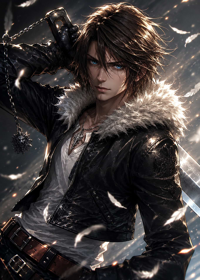 squall leonhart poster