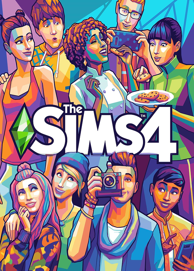 The Sims 4 Game Cover Art