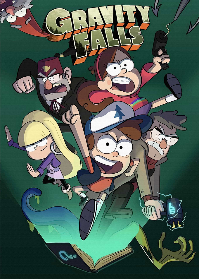 Gravity Falls Characters in Action