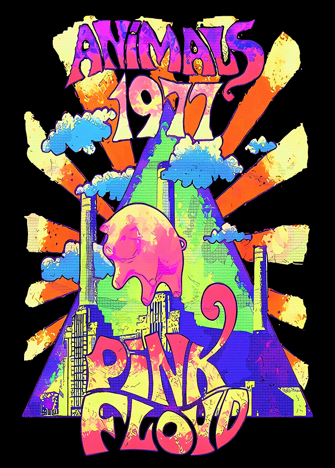 Pink Floyd Animals 1977 Album Art