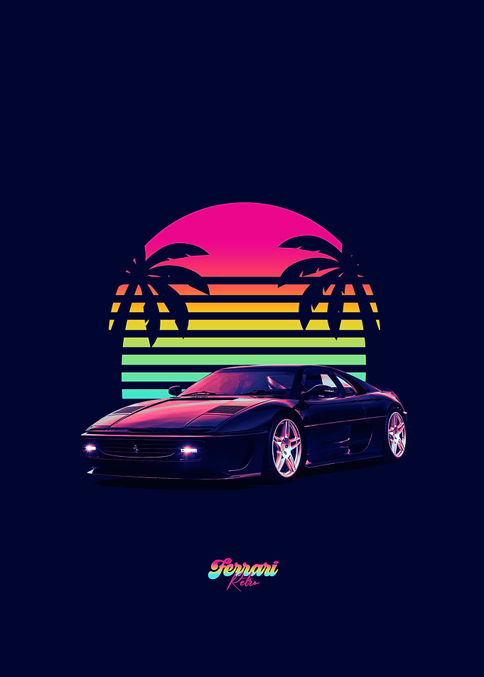 Retro Ferrari